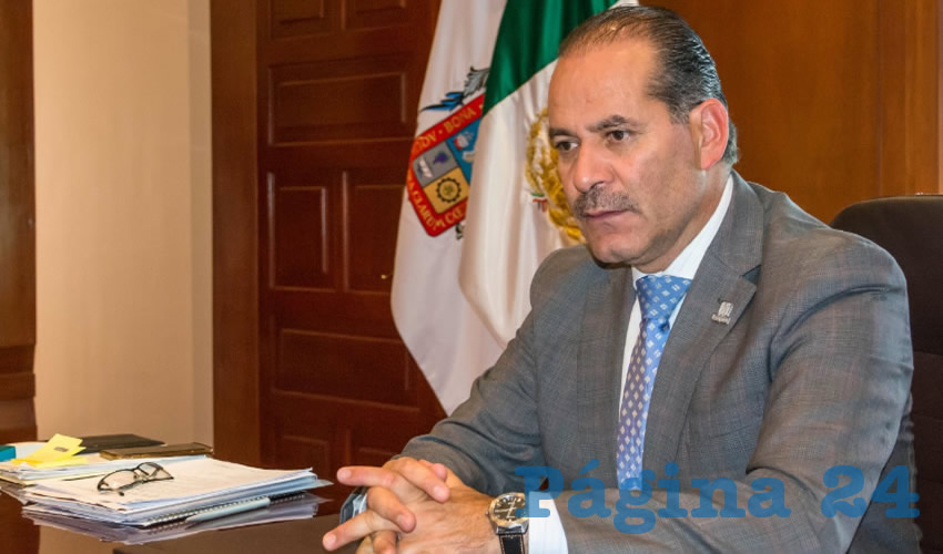 El Gobernador del Estado de Aguascalientes, Martín Orozco Sandoval