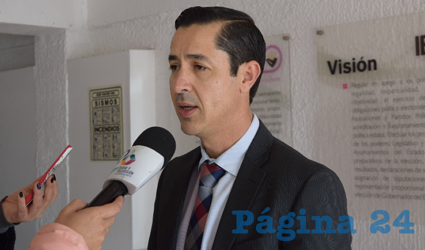 Luis Fernando Landeros Ortiz, consejero presidente del IEE