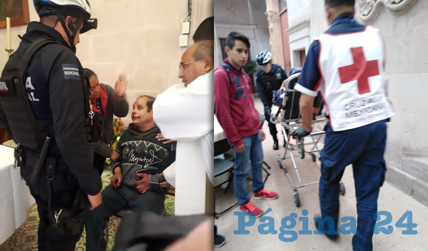 El asistente sufrió fuertes golpes en la cabeza y el rostro