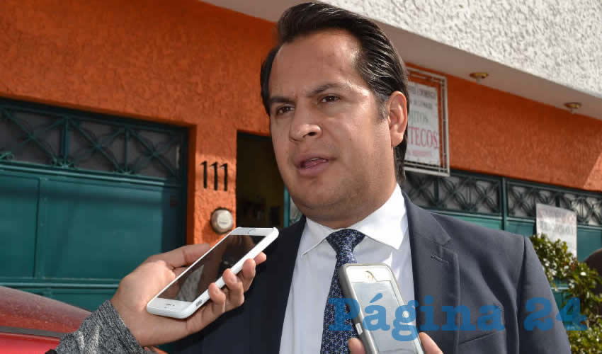 Víctor Legaspi Solís, presidente local de la Cámara Nacional de la Industria de Restaurantes y Alimentos Condimentados (Canirac) (Foto Merari Martínez)