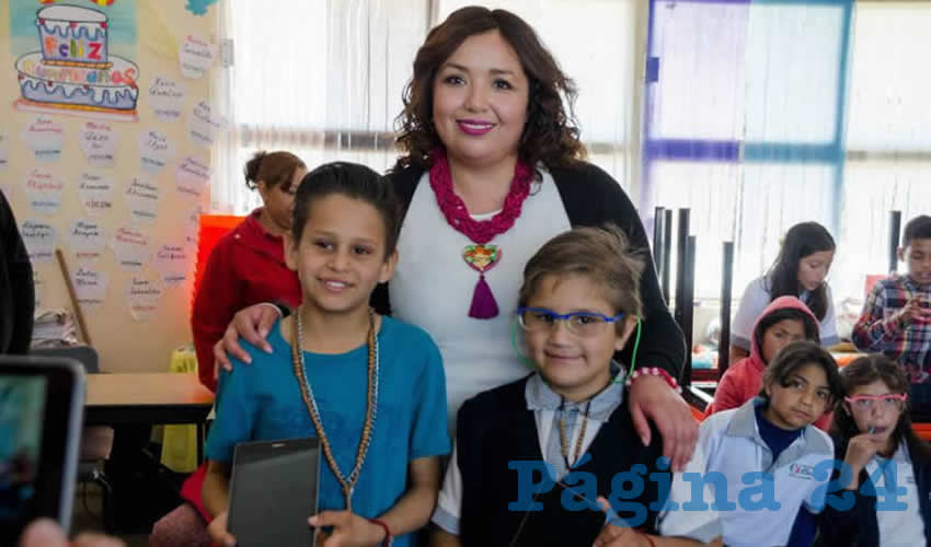 Claudia Jeanette Garc&iacute;a Zamora, delegada del Conafe
