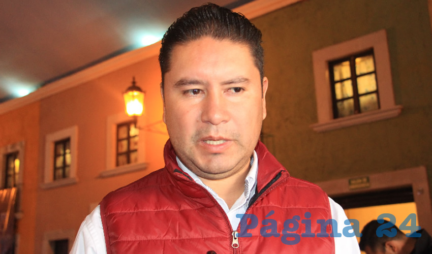 Iván de Santiago Beltrán, titular de la Secretaría de Desarrollo Social del ayuntamiento capitalino (Foto Rocío Castro)