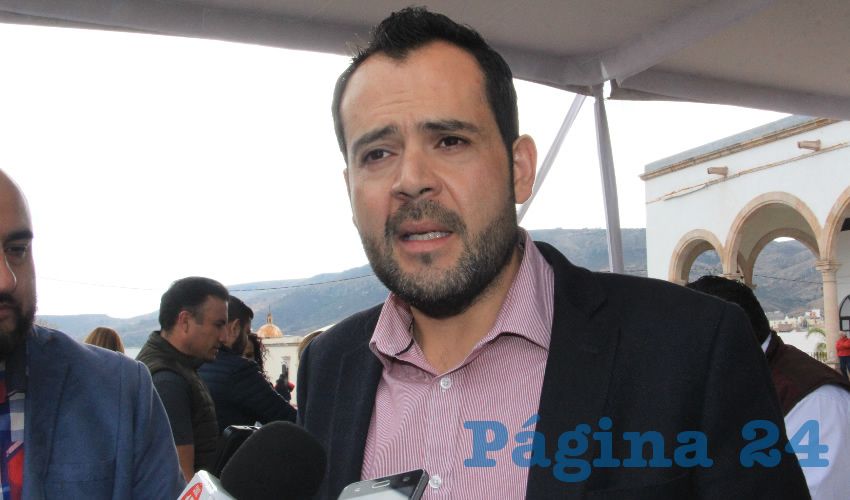 Ulises Mejía Haro, presidente municipal de Zacatecas (Foto Rocío Castro)