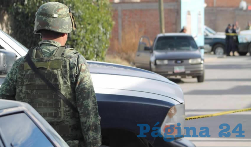 La zona fue acordonada