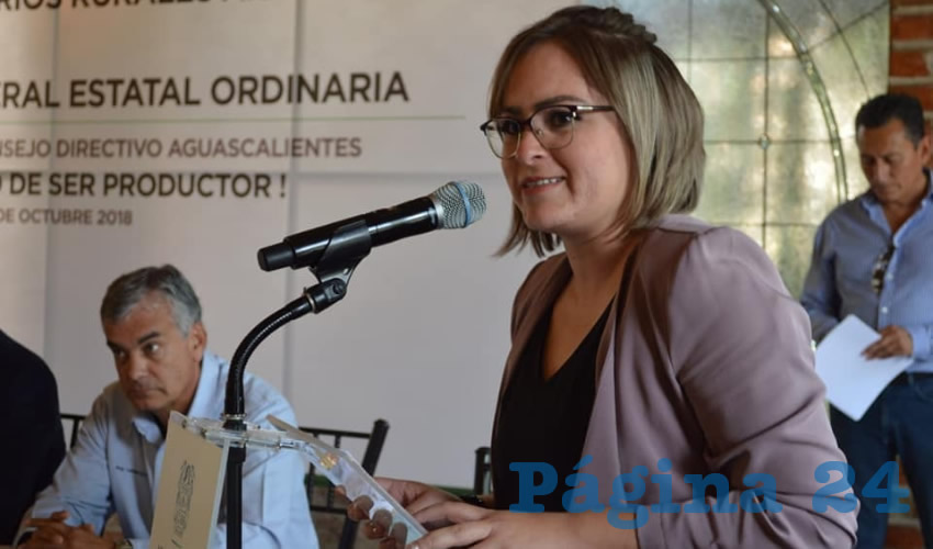Marisol Herrera Ortiz, presidenta estatal de la Confederaci&oacute;n Nacional de Propietarios Rurales