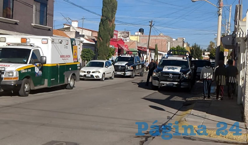 En una casa de la calle Parque de los Nogales, se mató el infante