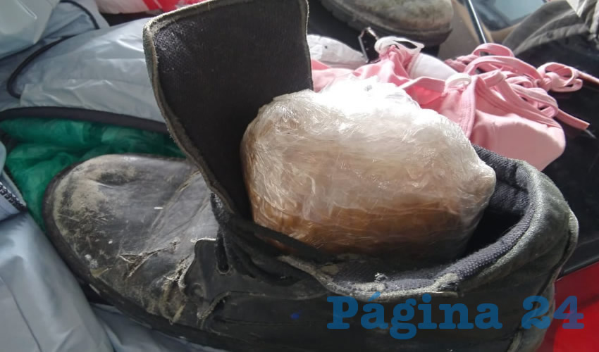 El medio kilogramo de “crystal”, que estaban a punto de entregar los narcotraficantes