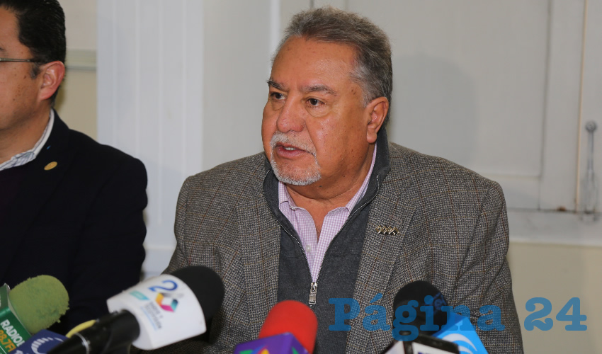Pedro Guti&eacute;rrez Romo, presidente del Consejo Coordinador Empresarial de Aguascalientes (Foto: Eddylberto Lu&eacute;vano Santill&aacute;n)