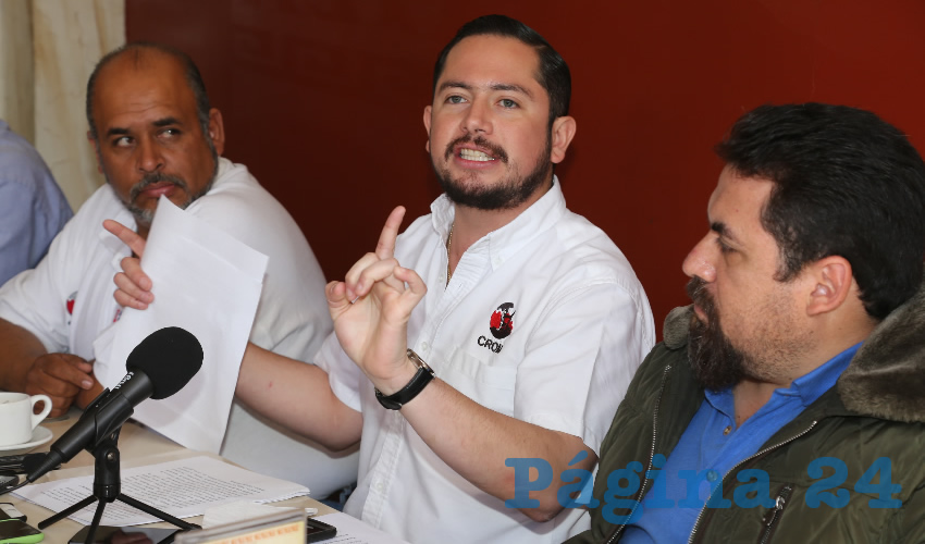 Jesús Enrique Ramírez Pérez, secretario general de la Confederación Regional Obrera Mexicana (Foto: Eddylberto Luévano Santillán)