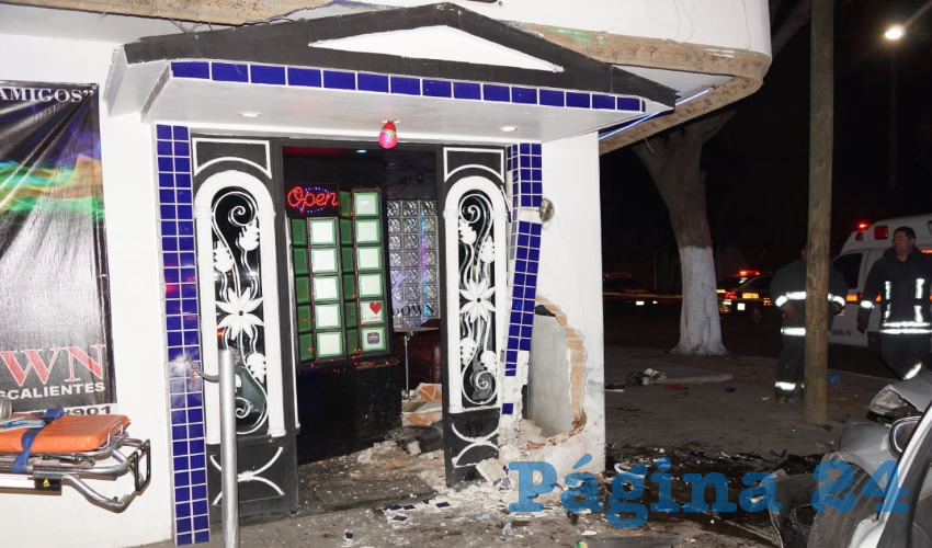 El homicida arrolló a la pareja y las prensó contra el bar