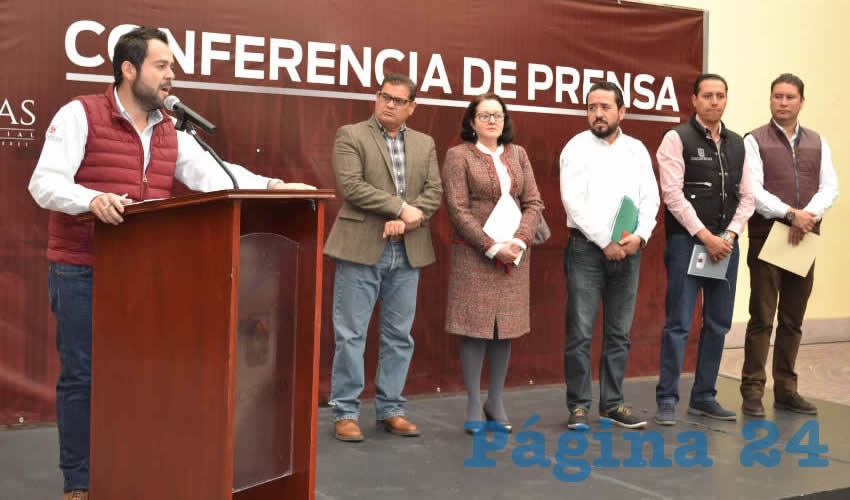 Ulises Mejía Haro, alcalde de Zacatecas (Foto Merari Martínez)