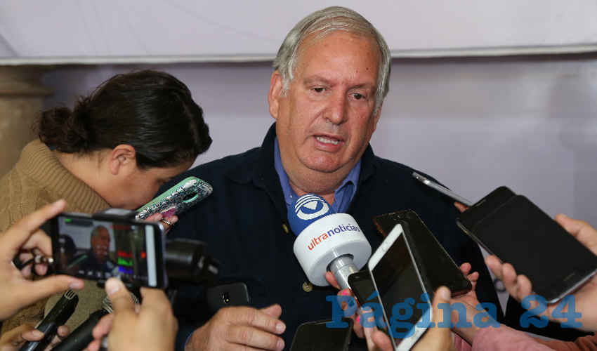 Álvaro González Muñoz, presidente del Frente Nacional de Productores y Consumidores de Leche (Foto: Eddylberto Luévano Santillán)