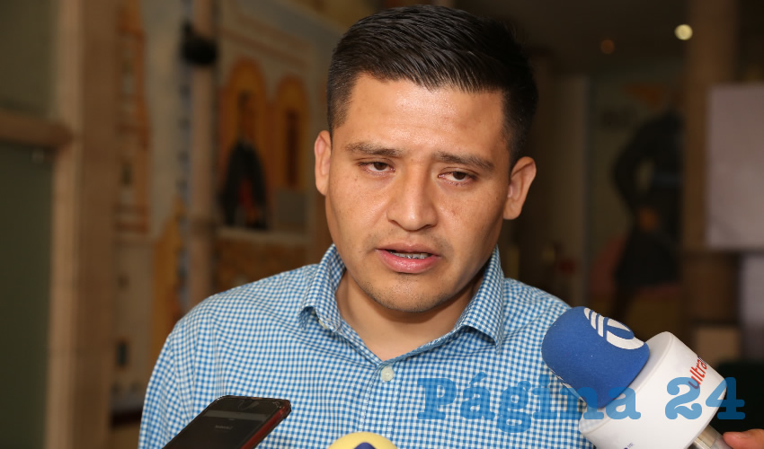 Heder Pedro Guzm&aacute;n Espejel, diputado local (Foto: Eddylberto Lu&eacute;vano Santill&aacute;n)
