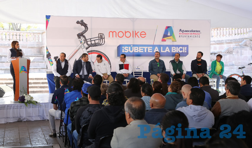 Aguascalientes se convierte en la tercera ciudad de América Latina en contar con un servicio de movilidad sustentable a través de bicicletas