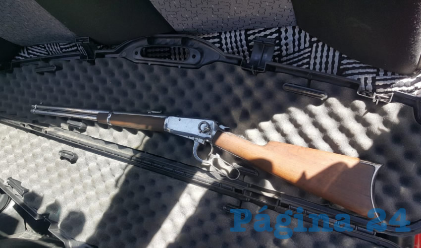 El arma que portaba Víctor Manuel “N” “N”