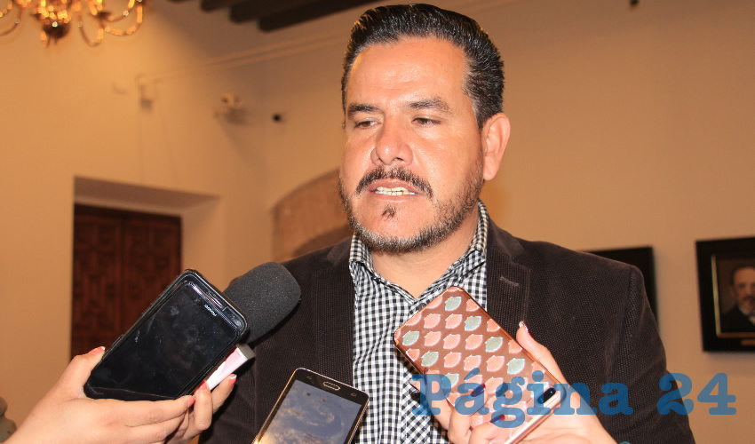 Daniel López Martínez, alcalde de Ojocaliente (Foto Rocío Castro)