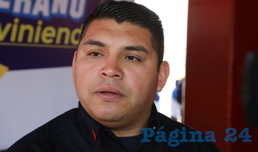 Jos&eacute; Franco Toscano, coordinador de Protecci&oacute;n Civil Municipal de Aguascalientes