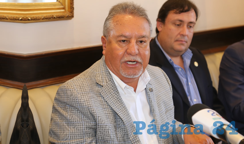 Pedro Gutiérrez Romo, presidente del Consejo Coordinador Empresarial de Aguascalientes (Foto: Eddylberto Luévano Santillán)