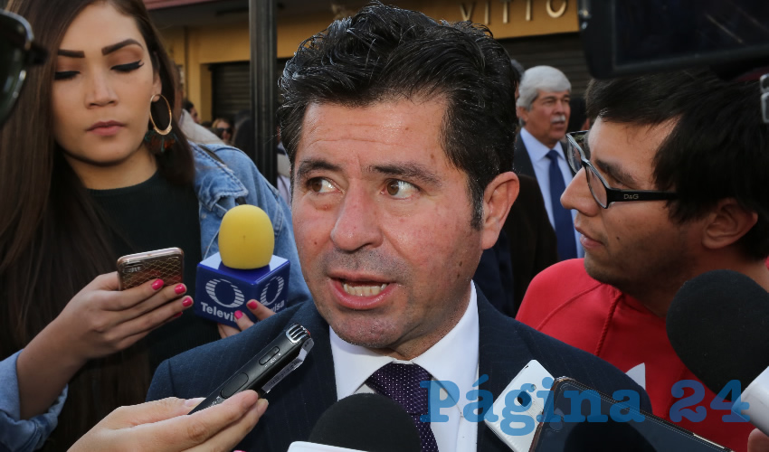 Jorge López Martín, presidente del PFNSM (Foto: Eddylberto Luévano Santillán)