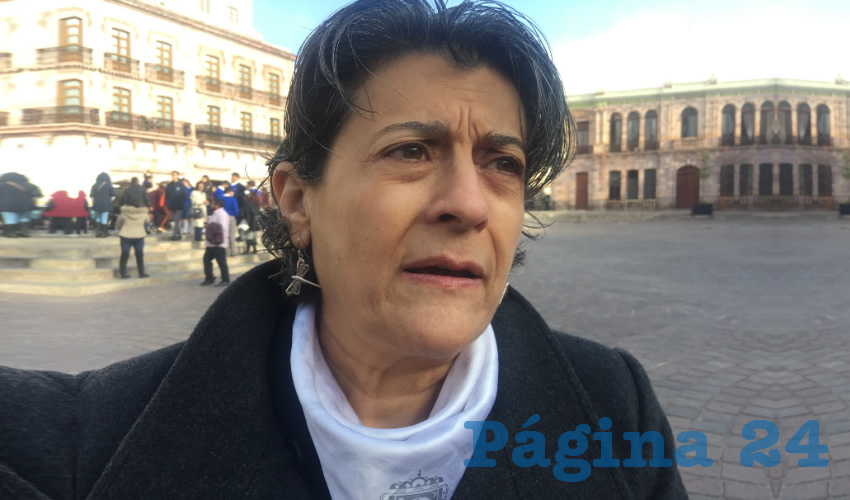 Gema Alejandrina Mercado Sánchez, titular de la Secretaría de Educación de Zacatecas (Seduzac) (Foto Cristo González)