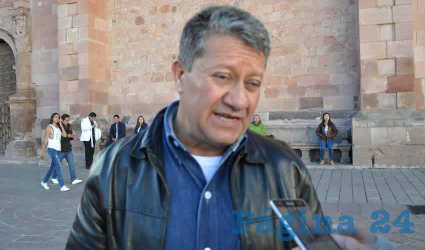 Jaime Cruz Talamantes, jefe de Limpia del ayuntamiento capitalino (Foto Archivo Página 24)