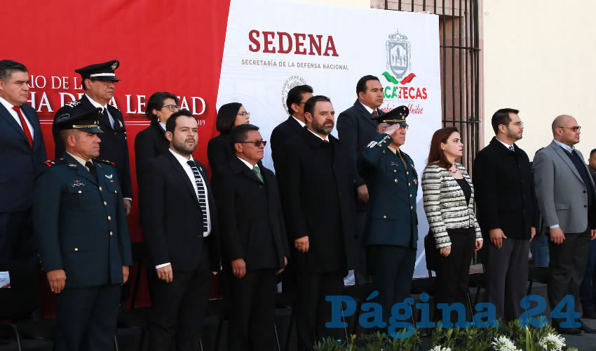 Como cada 9 de febrero, en Zacatecas y todo el país, fuerzas armadas refrendaron su lealtad y compromiso con la nación