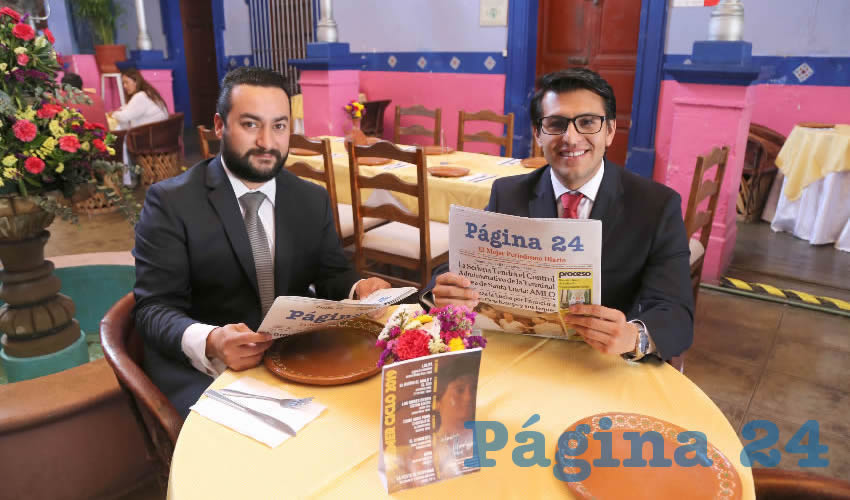 En La Saturnina desayunaron Ferm&iacute;n Franco Herrera, contralor municipal de San Jos&eacute; de Gracia; y Roberto Vald&eacute;s Ahumada, contralor del Congreso del Estado de Aguascalientes