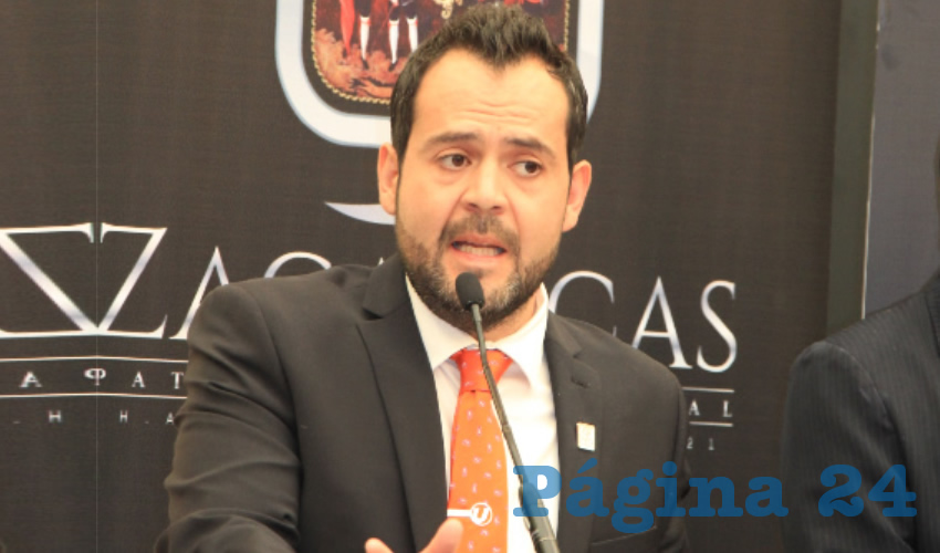 Ulises Mejía Haro, presidente municipal de Zacatecas (Foto Rocío Castro)