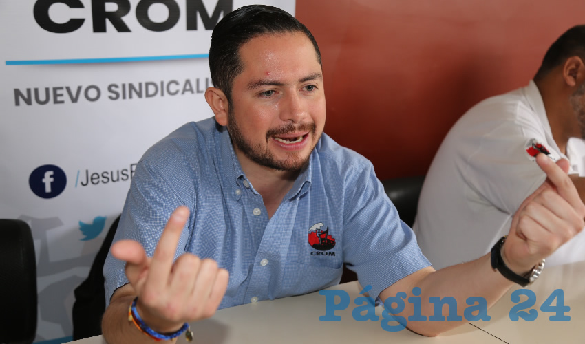 Jesús Enrique Ramírez Pérez, secretario general de la Confederación Regional Obrera Mexicana (Foto: Eddylberto Luévano Santillán)