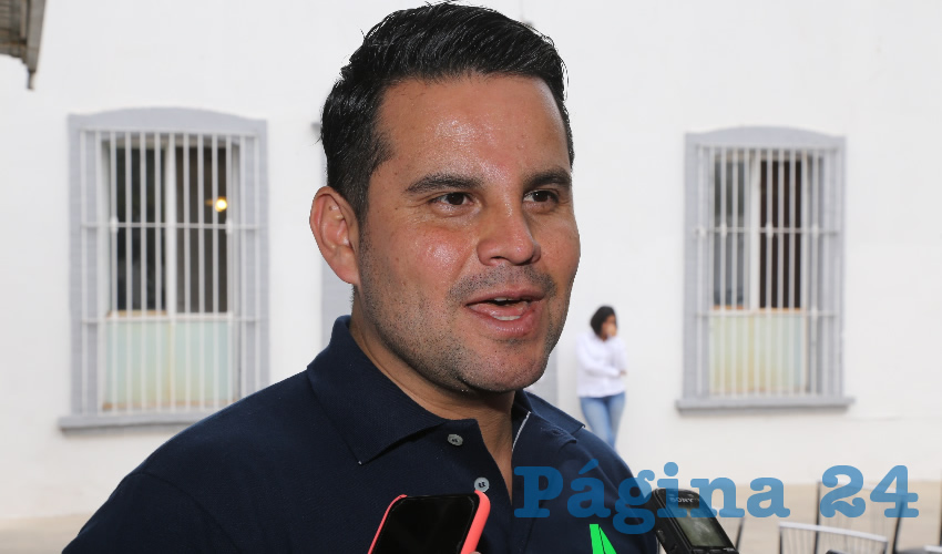 Vicente Pérez Almanza, vocero del Partido Libre de Aguascalientes (Foto: Eddylberto Luévano Santillán)