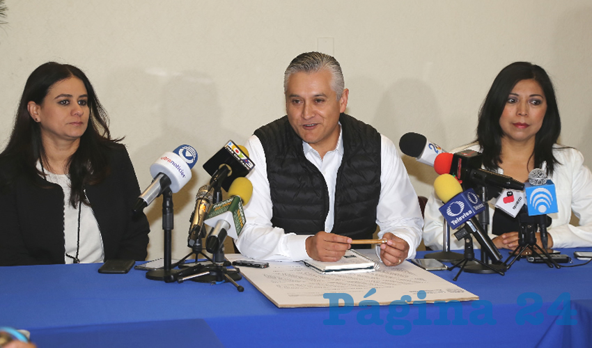 Julio César Medina Delgado, precandidato del PAN a la alcaldía de Aguascalientes (Foto: Eddylberto Luévano Santillán)
