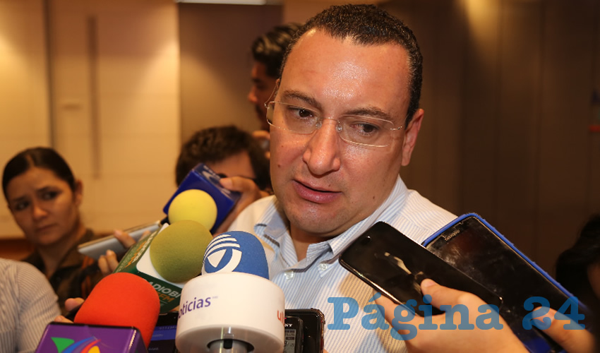 Paulo Gonzalo Martínez López, titular de la Sedeso (Foto: Eddylberto Luévano Santillán)