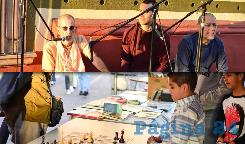 Cada domingo, a partir de las 5:00 de la tarde, la calle Venustiano Carranza se convierte en un espacio en el que artistas locales exponen su talento