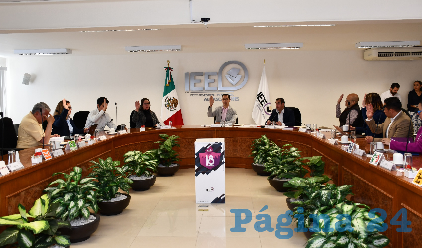 Sesi&oacute;n extraordinaria del Instituto Estatal Electoral