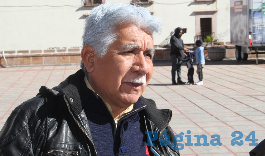 José Santos Cervantes, activista local (Foto: Rocío Castro Alvarado)