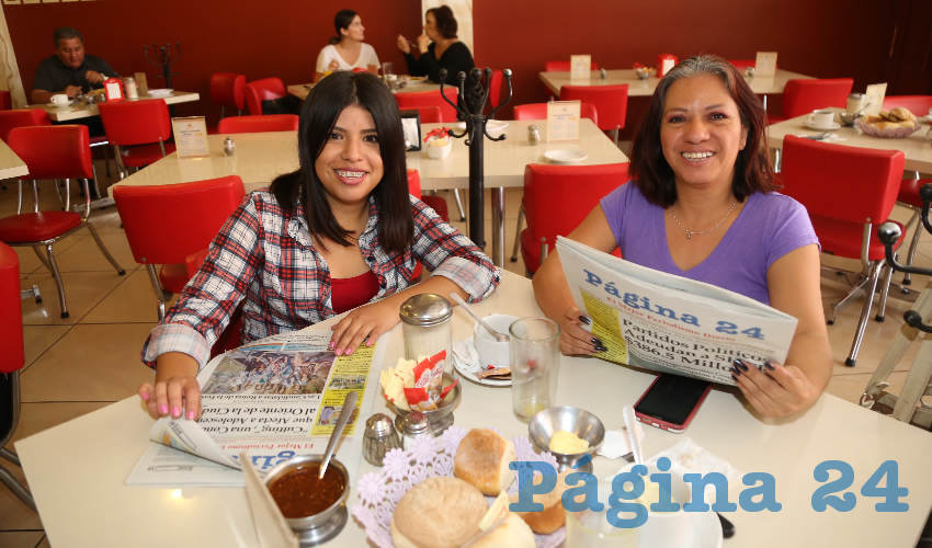 En Caf&eacute; Punta del Cielo se reunieron Alicia Su&aacute;rez Garibay y Martha Estela de Loera