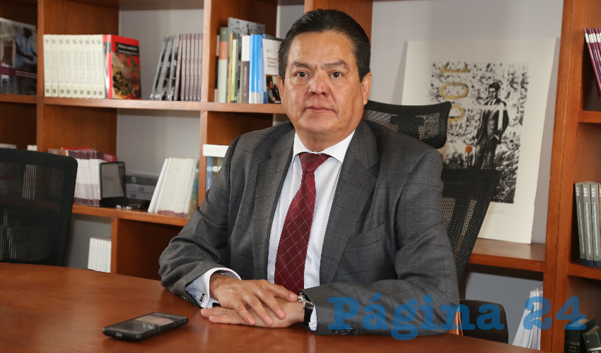 Salvador Hernández Gallegos, magistrado presidente del Tribunal Electoral del Estado (Foto: Eddylberto Luévano Santillán)