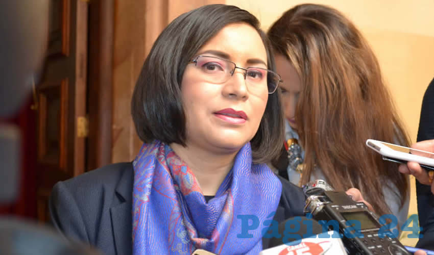 María de la Luz Domínguez Campos, titular de la Comisión de Derechos Humanos del Estado de Zacatecas (CDHEZ) (Foto Merari Martínez)