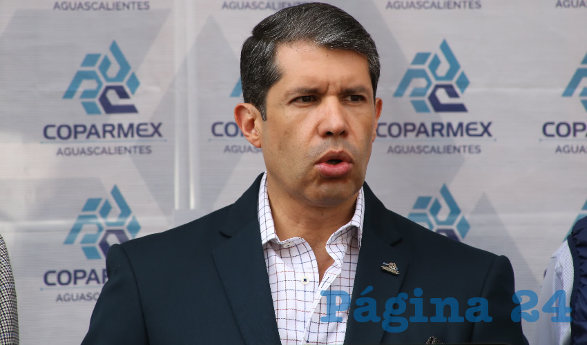 Raúl González Alonso, presidente estatal de la Coparmex