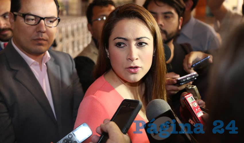 Teresa Jim&eacute;nez Esquivel, presidenta municipal de Aguascalientes (Foto: Eddylberto Lu&eacute;vano Santill&aacute;n)