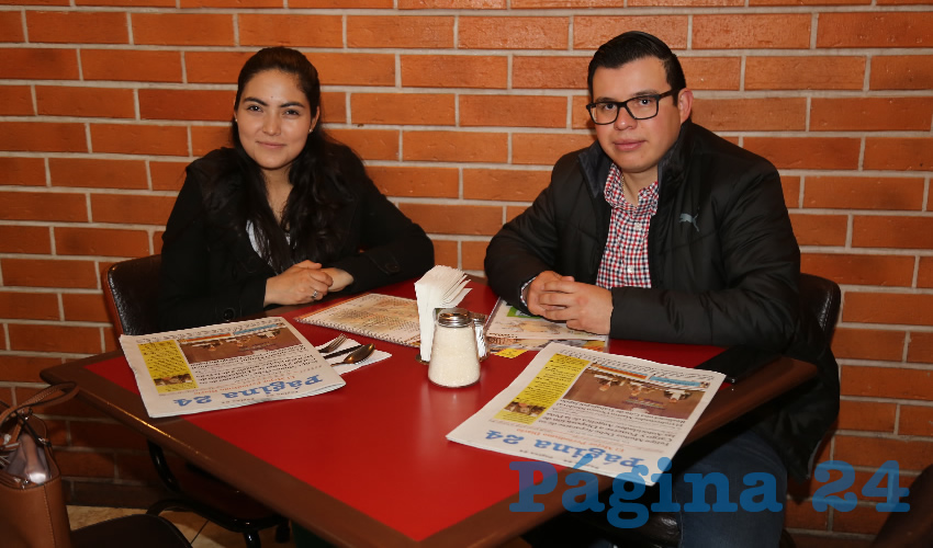 En Las Antorchas almorzaron Yisel Castillo Vidales y Rogelio Diosdado Palomino