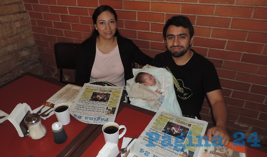 Nelly Flores Moreno y Marco Antonio Tavares desayunaron en el restaurante Las Antorchas