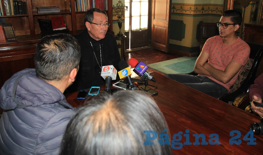 Sigifredo Noriega Barceló, obispo de la Diócesis de Zacatecas (Foto Rocío Castro Alvarado)