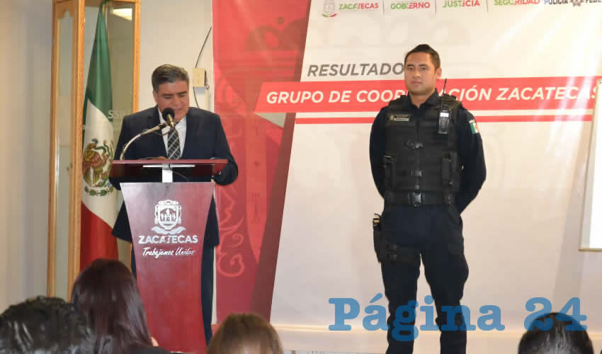 Ismael Camberos Hernández, secretario de Seguridad Pública estatal (Foto Merari Martínez)