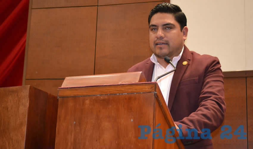 José Dolores Hernández Escareño, diputado local del Partido del Trabajo (PT) (Foto Merari Martínez Castro)