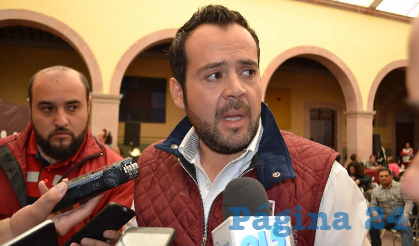 Ulises Mejía Haro, presidente municipal de Zacatecas (Foto Merari Martínez)