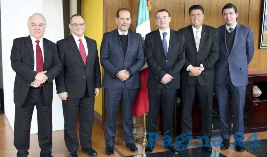 El gobernador del Estado, Martín Orozco Sandoval, tuvo un encuentro con el Encargado de Negocios de la Embajada de México en Japón, Armando Arriaga Ochoategui