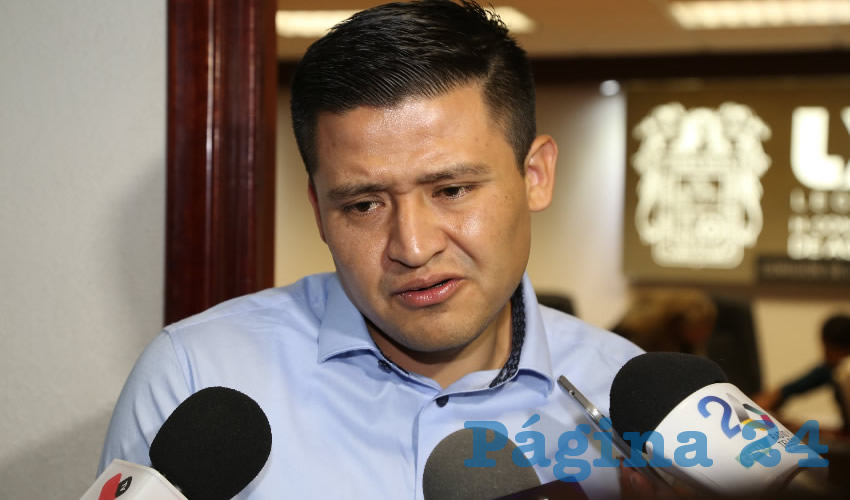 Heder Pedro Guzmán Espejel, diputado local (Foto: Eddylberto Luévano Santillán)