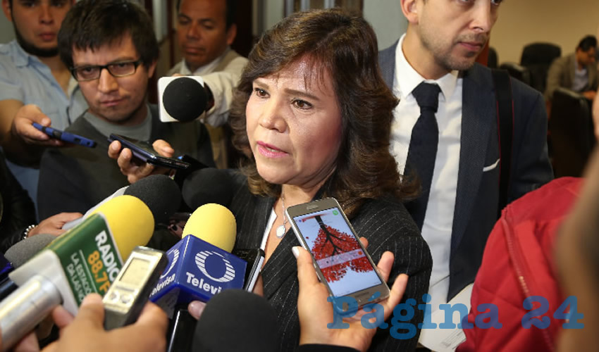 Gabriela Espinosa Castorena, magistrada presidente del STJE (Foto: Eddylberto Lu&eacute;vano Santill&aacute;n)