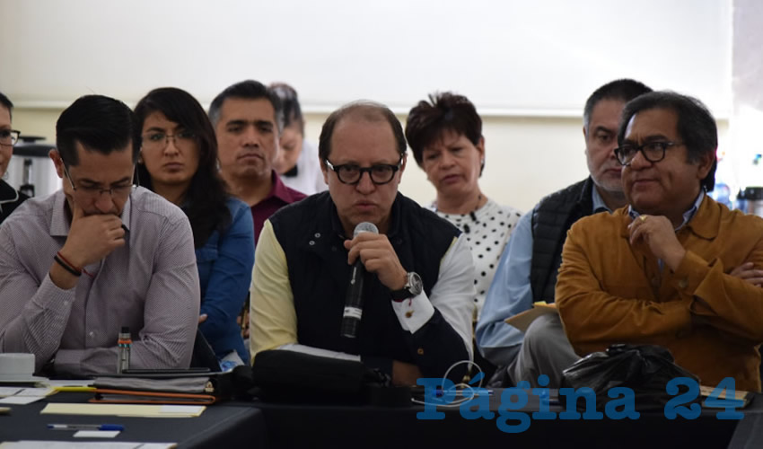 El consejero electoral del INE Marco Antonio Ba&ntilde;os Mart&iacute;nez se reuni&oacute; con los consejeros del INE y del IEE de Aguascalientes
